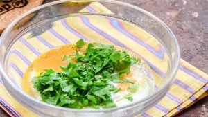 Блины на кефире с зеленью