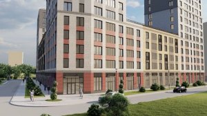 Жилое многоэтажное здание со встроенно-пристроенными помещениями и подземной автостоянкой