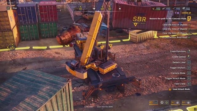 RoadCraft — Реалистичная стройка дорог начинается здесь Первый запуск RoadCraft осваиваем спецтехник смотреть онлайн