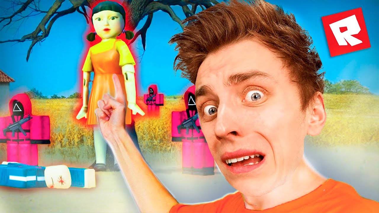 ИГРА В КАЛЬМАРА в РОБЛОКС **кукла преследует влада а4**
