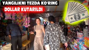 Yangilik bozorda Dollar kutarildi Urganch dehqon bozor dollar kursi 18.06.2025