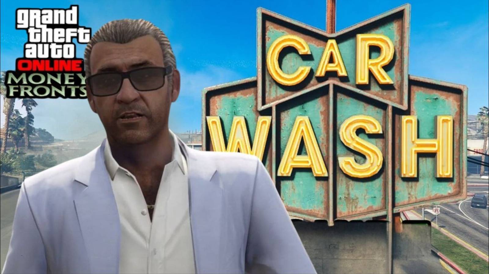 Покупка автомойки и начало работы в GTA Online