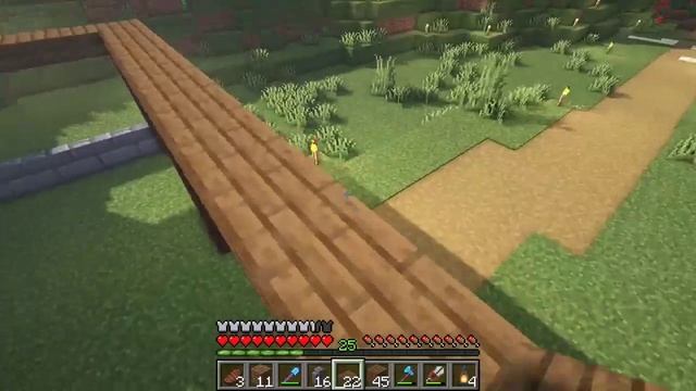 🌳 Новый зелёный уголок для зверушек — ферма и ландшафт в Minecraft!