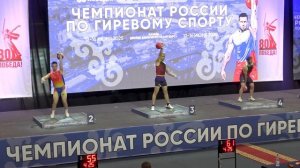 Чемпионат России по гиревому спорту Аксентьев Сулейманов Рывок гири 32 кг