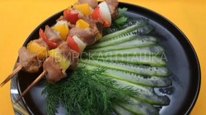 Классный шашлык в духовке на шпажках! 🍢🥩 Домашний шашлык в квартире