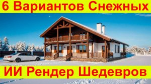 6 ИИ Рендеров Архитектурного проекта с помощью Нейросети. Смотрите