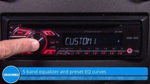 Pioneer DEH-150MP Display and Controls Demo Crutchfield Video [get-save.com]