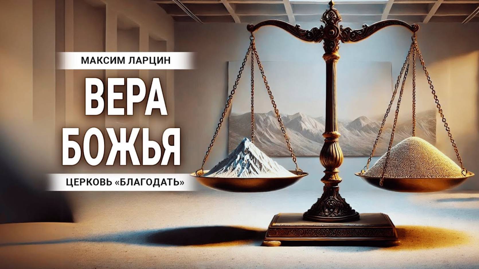 Вера Божья -Максим Ларцин 27.10.24 проповедь смотреть онлайн