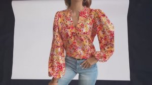 Моделирование стильной бохо-блузки с пышными рукавами.