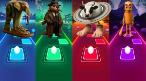 Лирили Ларила VS Бобрито Бандито VS Савака Сатурнита VS Тун Тун Сахур | Брэинрот в Tiles Hop