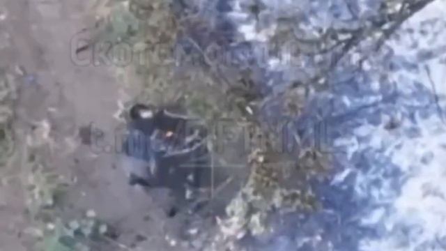 ВСУшник не захотел сгорать заживо и подорвал себя гранатой