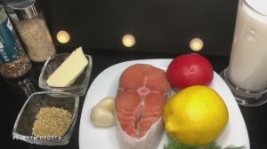 Лосось в сливочно-чесночном соусе | сочный лосось |лосось как приготовить рецепты просто