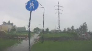 Дождь заливает Самарскую область! Молния! 18 ИЮЛЯ!