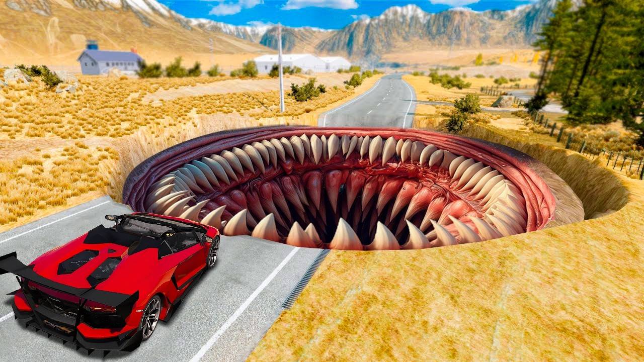 Читерский Суперкар перелетел Кошмарную Яму в ГТА 5