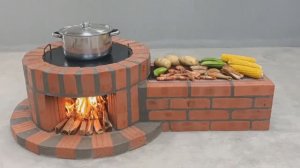 Дровяная 3 в 1 Варочная+Мангал+Барбекю   Своими руками