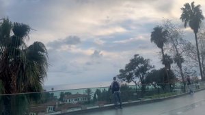 Анталья январь.  Площадь Республики.