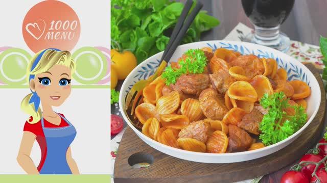 🍲 МАКАРОНЫ С МЯСОМ В КАЗАНЕ — наваристые, ароматные, как у костра!