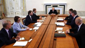 Владимир Путин провёл совещание по экономическим вопросам, Санкт-Петербург, 18 июня 2025 года