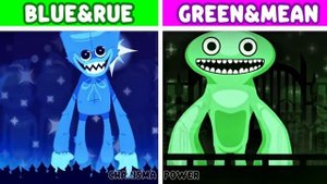 INCREDIBOX 🟢🔵 | GREEN&MEAN vs BLUE&RUE! 💚💙 КТО ЗЛОЙ, КТО ГРУСТНЫЙ?