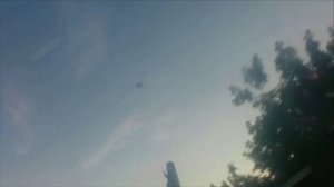 Наш боец сбивает дрон в близи