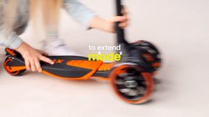 SmarTrike Xtend самокат + беговел! Растёт с 1 до 12 лет. Ручка контроля и свобода. Светящиеся колёса