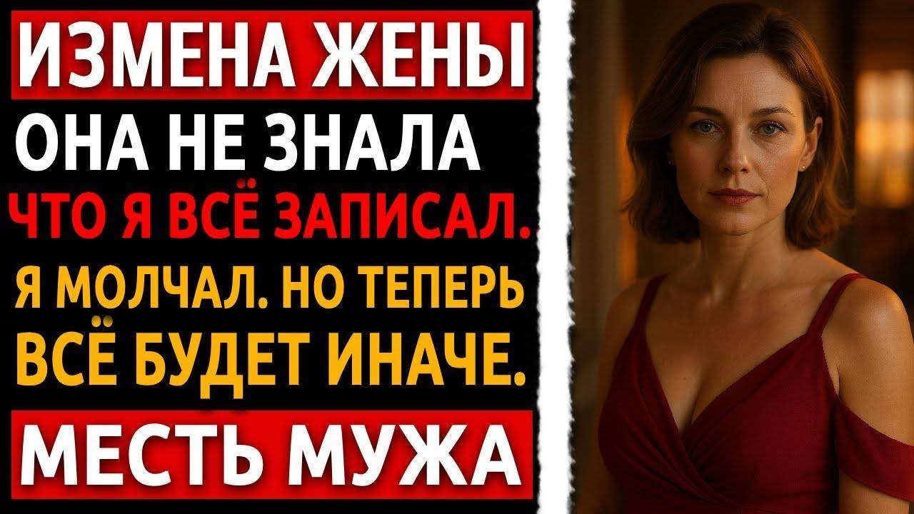 Реальная история мести мужа. Я думал, что всё под контролем, пока не увидел... Раскрыта измена жены.