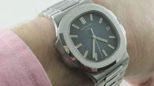 Patek Philippe Tiffany & Co. Nautilus Date Sweep Seconds ref.5711⧸1A-001