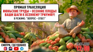 Июньские труды – осенние плоды! Ваши шаги к осеннему триумфу!