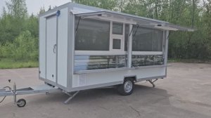 Торговый прицеп с холодильным оборудованием, автолавка, фудтрак