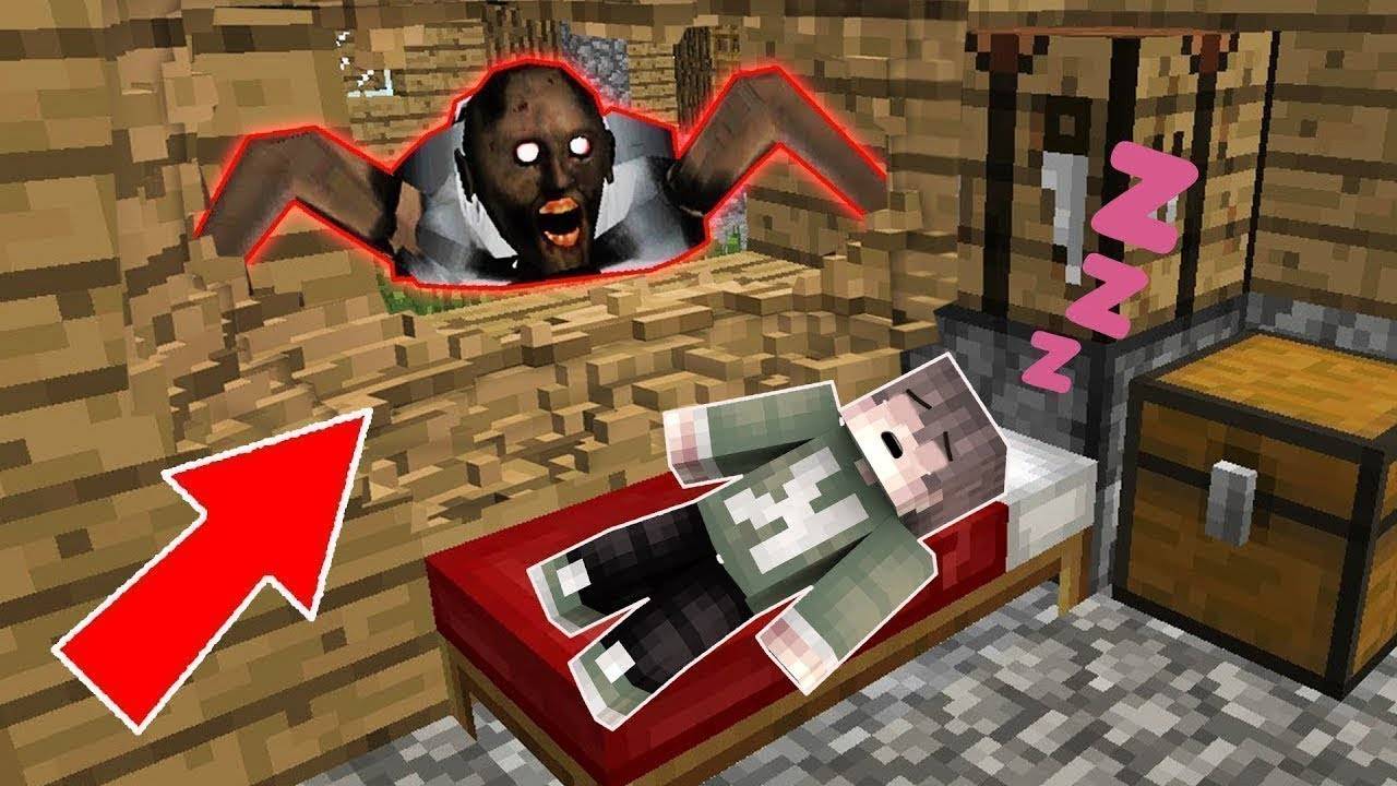 БАБКА ГРЕННИ ОГРАБИЛА МОЙ ДОМ ПОКА Я СПАЛ В МАЙНКРАФТ 100% ТРОЛЛИНГ ЛОВУШКА MINECRAFT