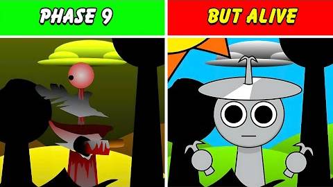 Incredibox Sprunki: Фаза 9 Окончательный, но Новый Живой
