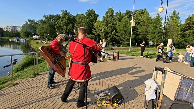 16.06.25г.Москва. Парк "Ангарские пруды". Наш дебют, дуэтом "Гармония", в проекте "Музыка в парках".
