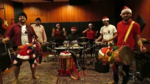 Индийское барабанное шоу новогоднее / Индийская музыка на барабанах в Новый Год