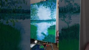 Мастер класс по живописи маслом. Природа. Холст 60*80. Ставьте лайки и пишите комментарии. Спасибо