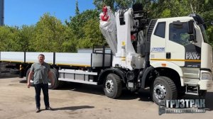 САМЫЙ МОЩНЫЙ МАНИПУЛЯТОР  XCMG SQZ860 Г/П 43 т. НА ШАССИ FAW 3310, (8Х4), 420 л.с. +7(925) 859 0909