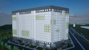 Жилое многоэтажное здание со встроенно-пристроенными помещениями и подземной автостоянкой