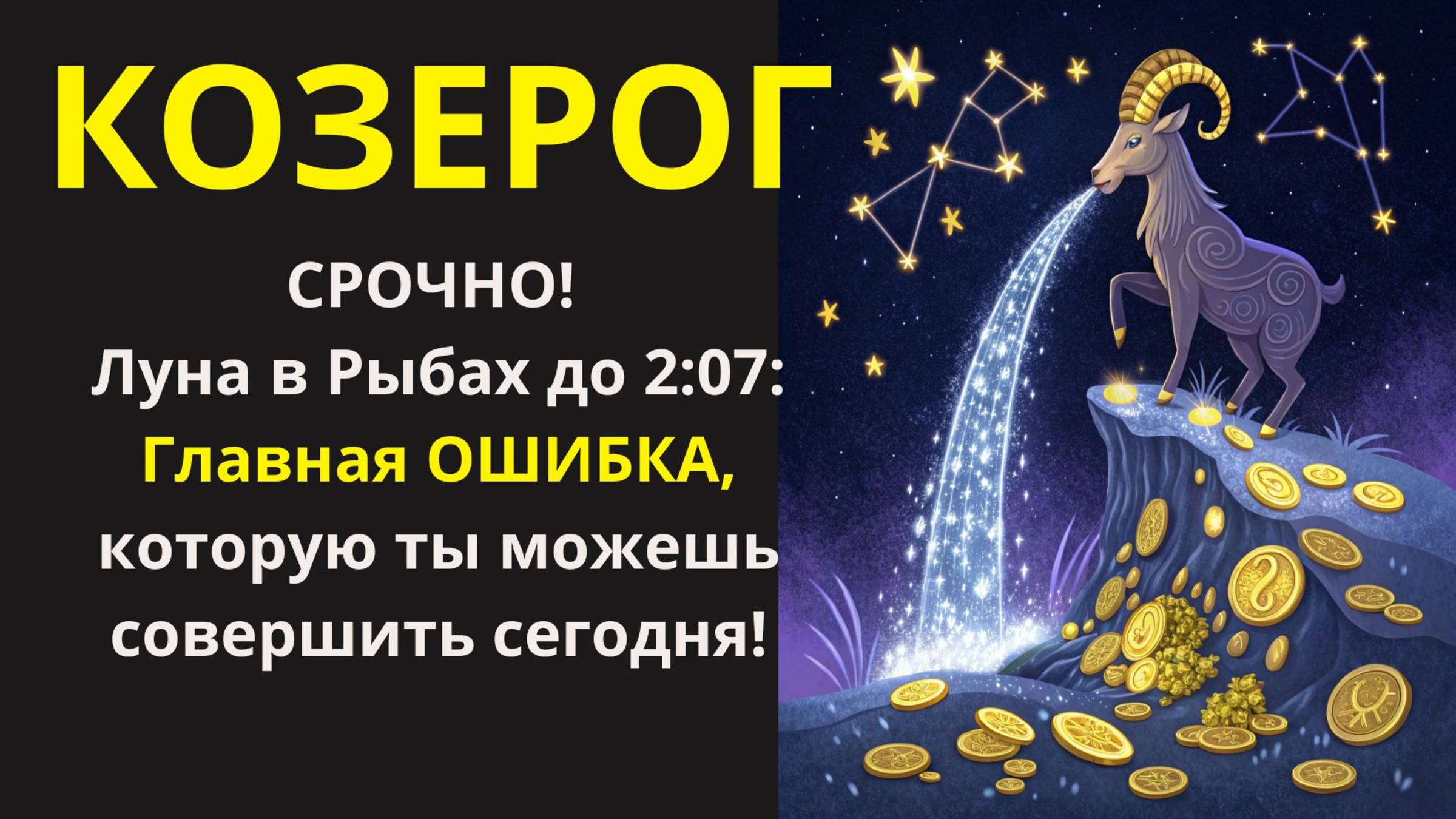 🤑 Козерог, Точка Невозврата в 2:07! Сделай ЭТО, чтобы не споткнуться на "Повороте Судьбы"!💰