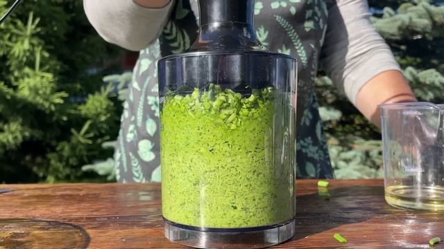 ЧЕСНОЧНЫЕ СТРЕЛКИ НА ЗИМУ! ПАСТА ИЗ ЧЕСНОКА! Рецепт заготовки на зиму!
