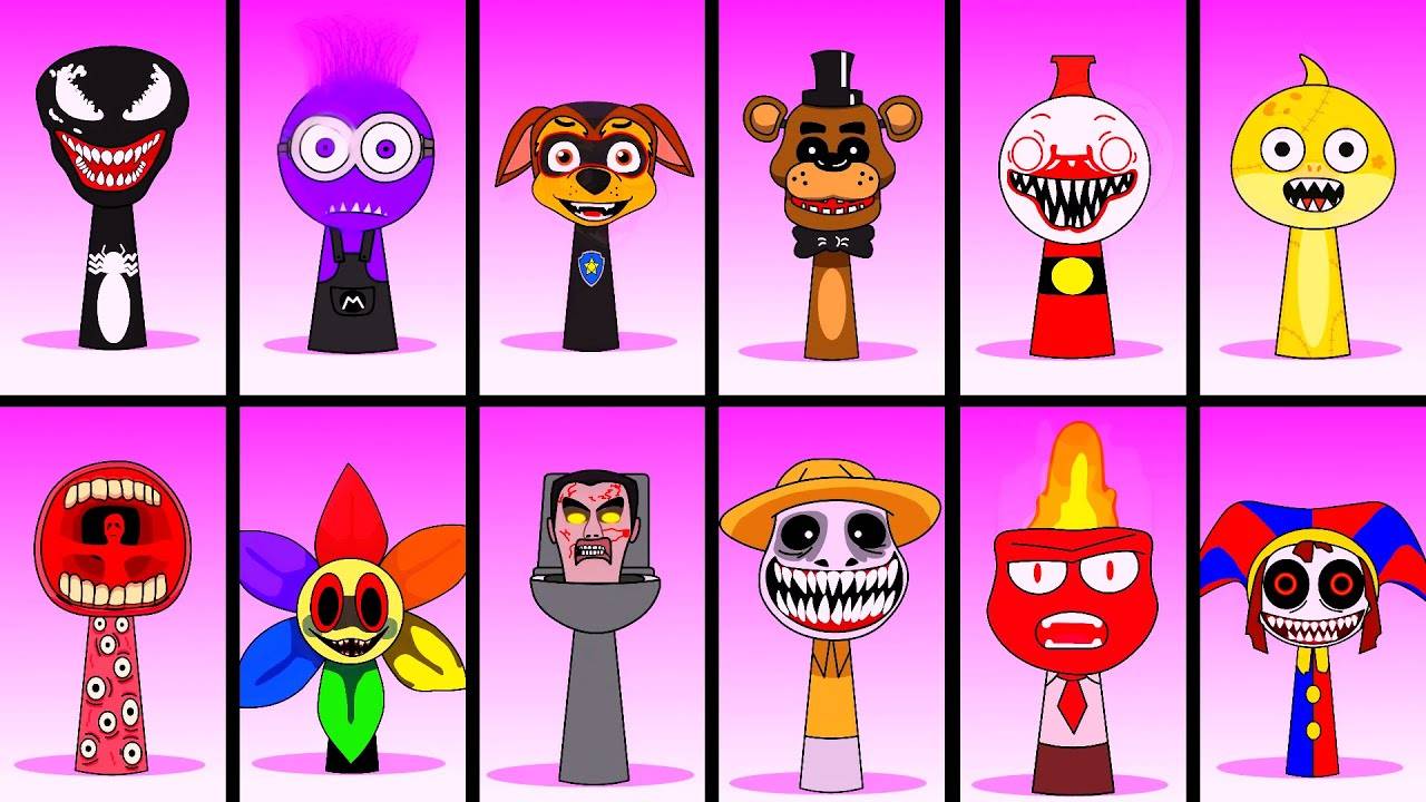 СПРУНКИ VS ИТАЛЬЯНСКИЕ МЕМЫ - ВСЕ ФАЗЫ ПОЛНЫЙ СБОРНИК (Incredibox Sprunki) #sprunki #СПРУНКИ