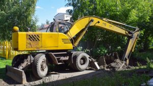 Экскаватор ТВЭКС ЕК-18. Работа.
