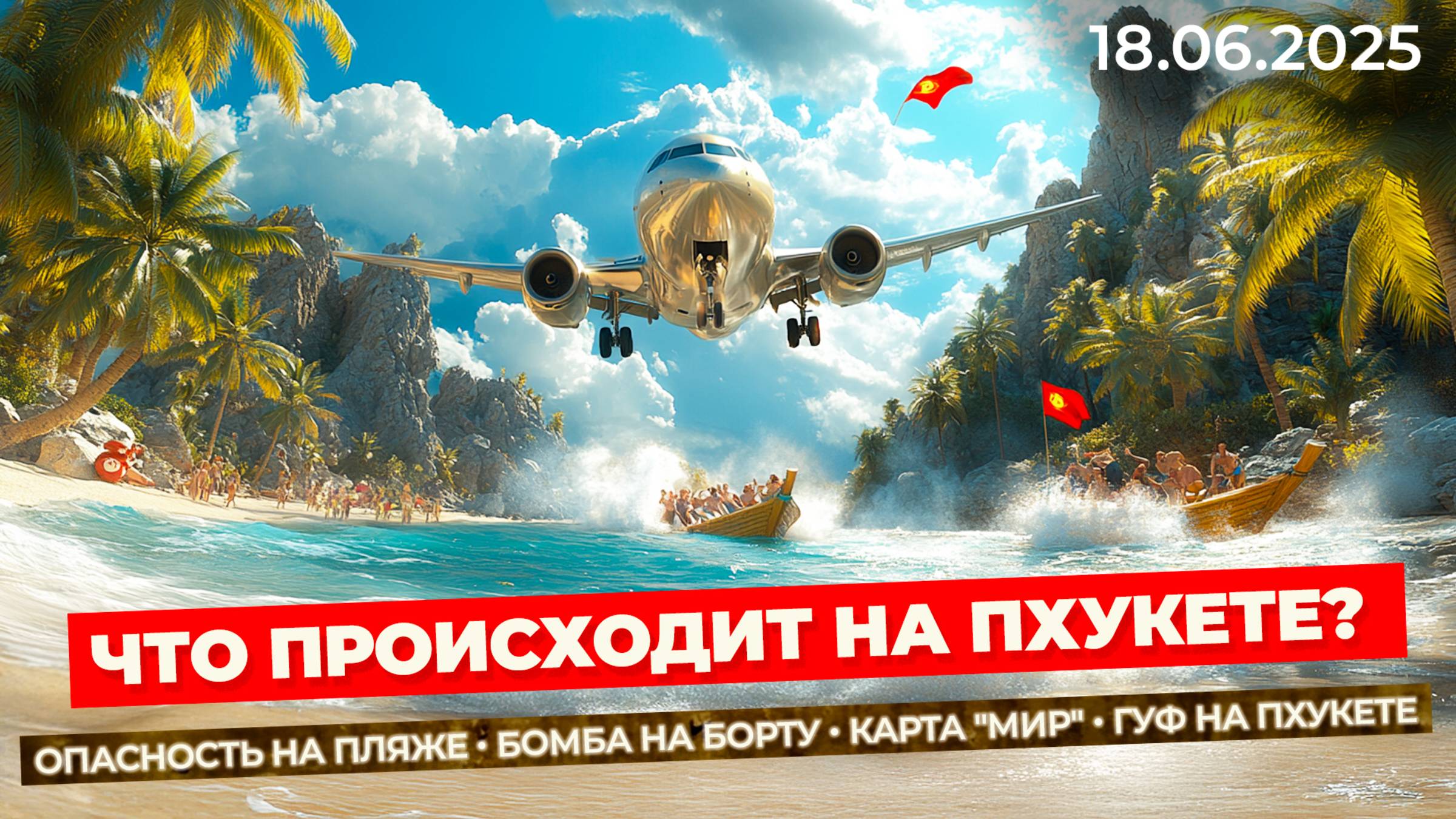 🔥 Горячие новости Пхукета! Рейсы в Россию, карта "Мир", опасные пляжи и концерт Гуфа
