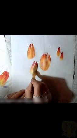 Рисуем тюльпаны 🌷 | Часть 3