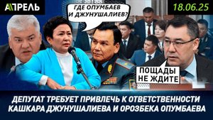 НАКАЗАТЬ экс-силовиков КАШКАРА ДЖУНУШАЛИЕВА и ОРОЗБЕКА ОПУМБАЕВА потребовала депутат || #НеНовости