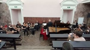 Калинина Ефросинья. В.А. Моцарт. Концерт 23 для фортепиано с оркестром 2 часть. Июнь 2025