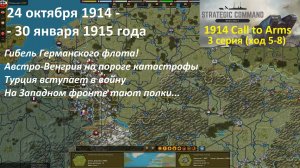[Strategic Command: WWI] 1914 Call to Arms. 24.10.1914 - 30.01.1915 г. (Ход 5-8)