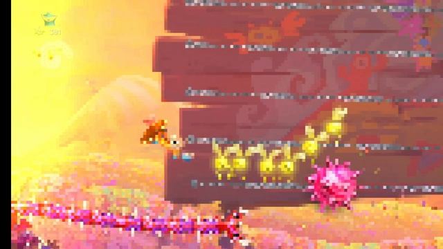Rayman Legends. 80. Этап Безумные мексиканские мотивы, версия 8-бит