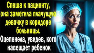 Спеша к пациенту, медсестра проводила плачущую девочку до палаты.  А когда увидела к кому она пришла