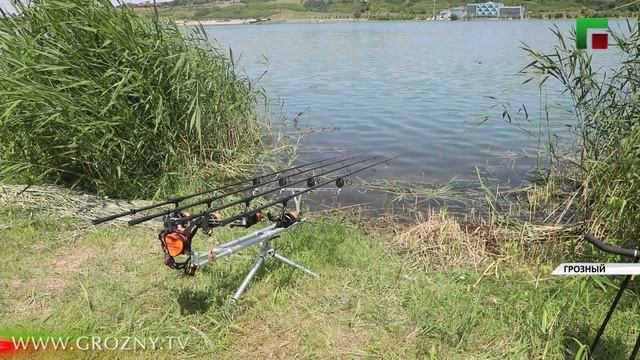 В Грозном прошли соревнования по рыболовному спорту