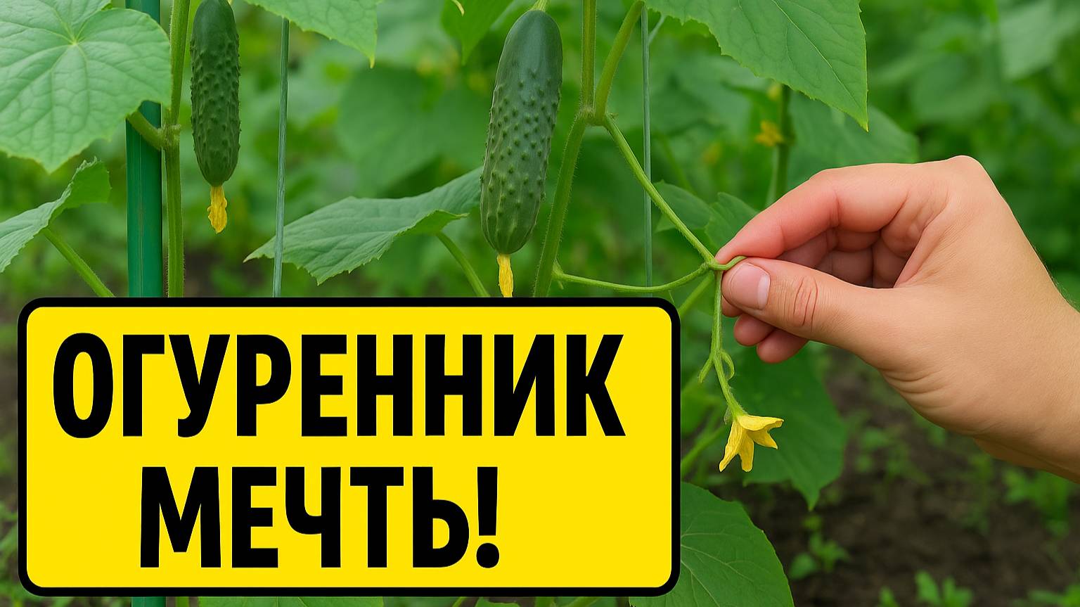 ОГУРЦЫ КАК ИЗ ТЕПЛИЦЫ! МОЙ ЛУЧШИЙ СПОСОБ ВЫРАЩИВАНИЯ НА ШПАЛЕРЕ