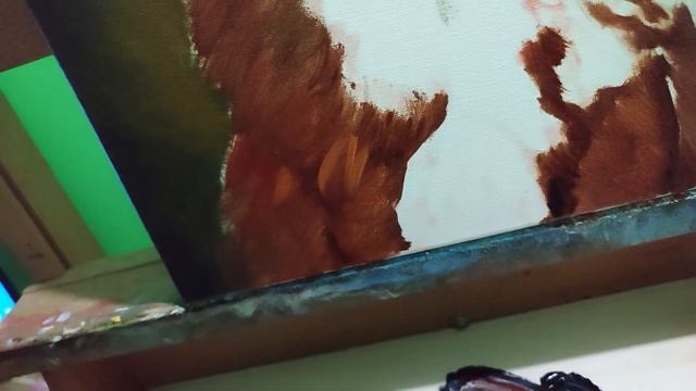 Написали картину вместе с ученицей|рисуем вместе #art #рисуем #урокирисования смотреть онлайн